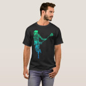 Lacrosse Player Youth Mannen Boys Kinder T-shirt (Voorkant volledig)
