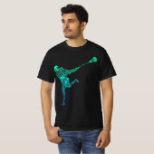 Lacrosse Player Youth Mannen Kinder Boys T-shirt (Voorkant volledig)