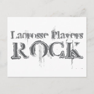 Lacrosse Players Rock Briefkaart