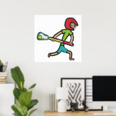 Lacrosse Poster (Thuiskantoor)