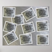 Lacrosse Poster Collage met 10 offertes (Voorkant)