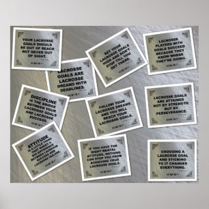Lacrosse Poster Collage met 10 offertes