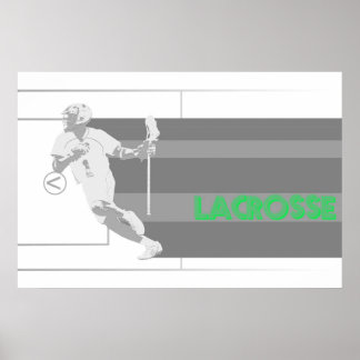  lacrosse poster met volledige velgstripe