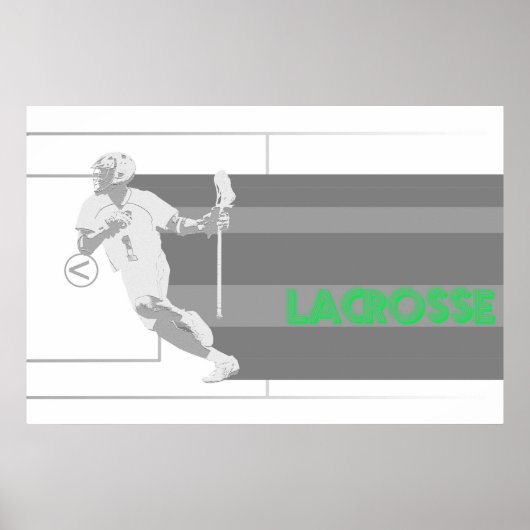  lacrosse poster met volledige velgstripe (Voorkant)