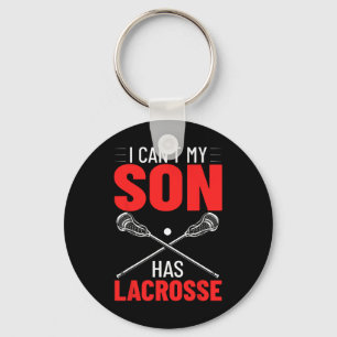 Lacrosse Quotes Veldspel Ik kan mijn zoon niet hee Sleutelhanger