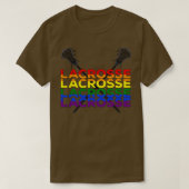 Lacrosse Rainbow T-shirt (Design voorkant)