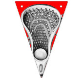 Lacrosse Red Sports Bunting Flags Vlaggetjes (Derde vlag)