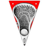 Lacrosse Red Sports Bunting Flags Vlaggetjes (Tweede vlag)