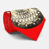 Lacrosse Red Stropdas (Opgerold)