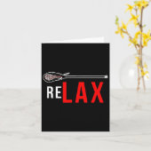 Lacrosse - Relax Lacrosse Sticks Kaart (Gele Bloem)