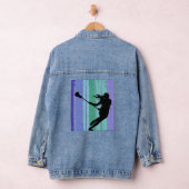 Lacrosse retro  distress D Denim Jacket (Hangar)