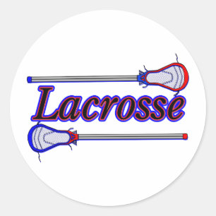 Lacrosse Ronde Sticker