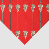 Lacrosse Rood Sport Tissuepapier (Detail)