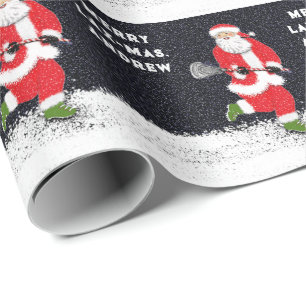 Lacrosse Santa Cadeaupapier
