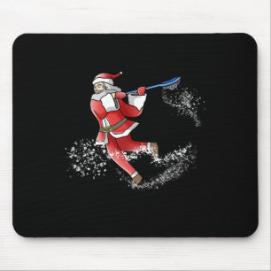 Lacrosse Santa Christmas Cool Lax Sport Ugly X-mas Muismat