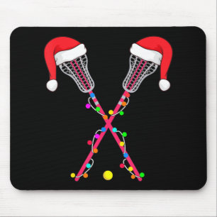 Lacrosse Santa Hat Kerstmis Vun Sport Kerstmis Muismat