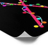 Lacrosse Santa Hat Kerstmis Vun Sport Kerstmis Poster (Hoek)