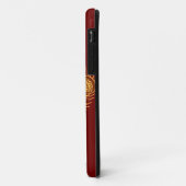 Lacrosse Schedel iPhone 5 hoesje - Rood (Achterkant/links)