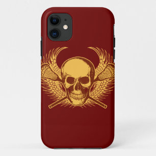 Lacrosse Schedel iPhone 5 hoesje - Rood