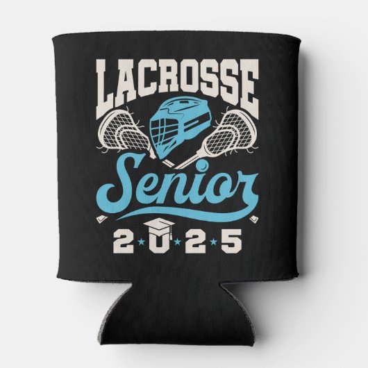 Lacrosse Senior Klasse van het Afstuderen 2025 Blikjeskoeler (Achterkant)