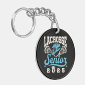 Lacrosse Senior Klasse van het Afstuderen 2025 Sleutelhanger (Voorkant Links)