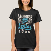 Lacrosse Senior Klasse van het Afstuderen 2025 T-shirt (Voorkant)
