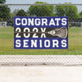 Lacrosse Senior Nachtblauw Spandoek (Insitu)