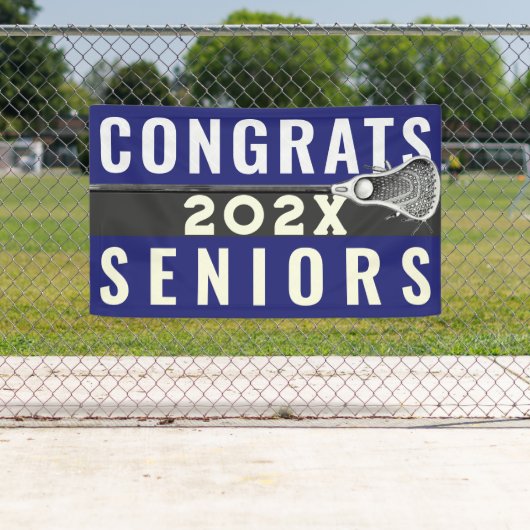 Lacrosse Senior Night Congrats Banner (Insitu)