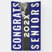 Lacrosse Senior Night Congrats Banner (Verticaal)