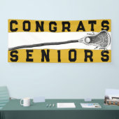 Lacrosse Senior Night Gold Banner (Beurs)