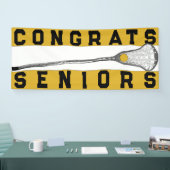 Lacrosse Senior Night Gold Banner (Beurs)