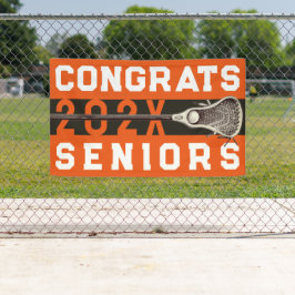 Lacrosse Senior Night Oranje Banner