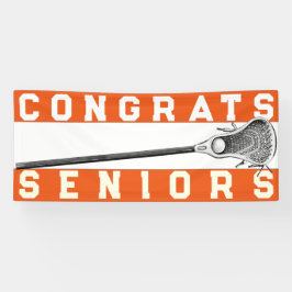 Lacrosse Senior Night Oranje Banner