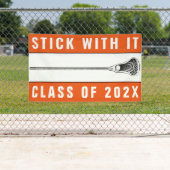 Lacrosse Senior Night Oranje Spandoek (Insitu)