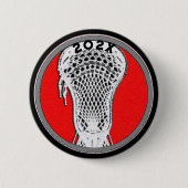Lacrosse Senior Night Ronde Button 5,7 Cm (Voorkant)