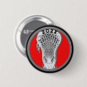 Lacrosse Senior Night Ronde Button 5,7 Cm (Voorkant /achterkant)