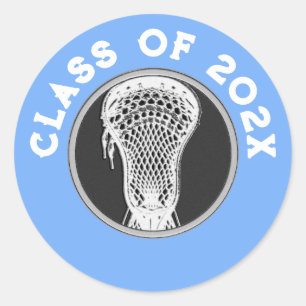 Lacrosse Senior Night Ronde Sticker