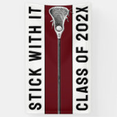 Lacrosse Senior Night Spandoek (Verticaal)