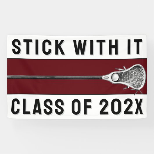 Lacrosse Senior Night Spandoek (Horizontaal)