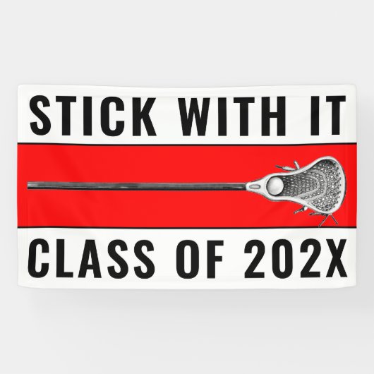 Lacrosse Senior Night Spandoek (Horizontaal)