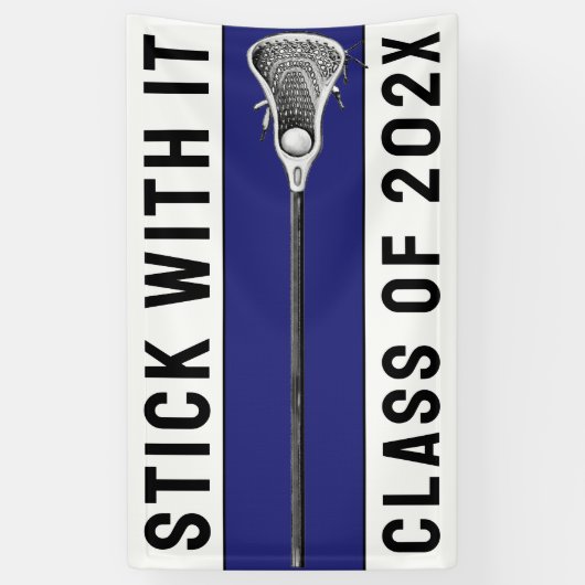 Lacrosse Senior Night Spandoek (Verticaal)