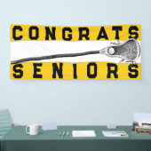 Lacrosse Senior Night Yellow Banner (Beurs)