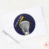 Lacrosse Seniors Classic Round Sticker (Envelop)