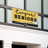 Lacrosse Seniors Gold Banner (Buitenkant Gebouw)