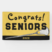 Lacrosse Seniors Gold Banner (Horizontaal)