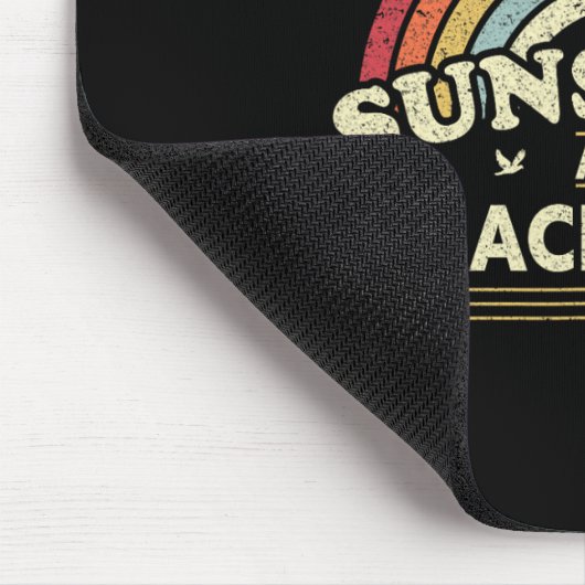 Lacrosse Shirt. Een meisje dat houdt van zon en ve Muismat (Hoek)