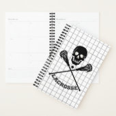 Lacrosse Skull and Sticks Mesh Planner (Display)