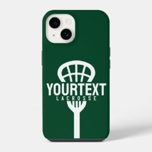 Lacrosse Speler AANGEPASTE TEKST Team Mesh Sport S iPhone 14 Hoesje