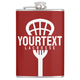 Lacrosse Speler Aangepaste tekst Team Mesh Sportst Heupfles