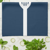 Lacrosse Speler Aangepaste Tekst Team Mesh Sportst Theedoek (Gevouwen)